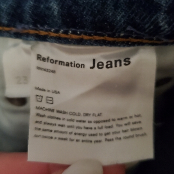 Reformation Stevie Ultra High Rise Jeans in Sydney Wash - Picture 10 of 12